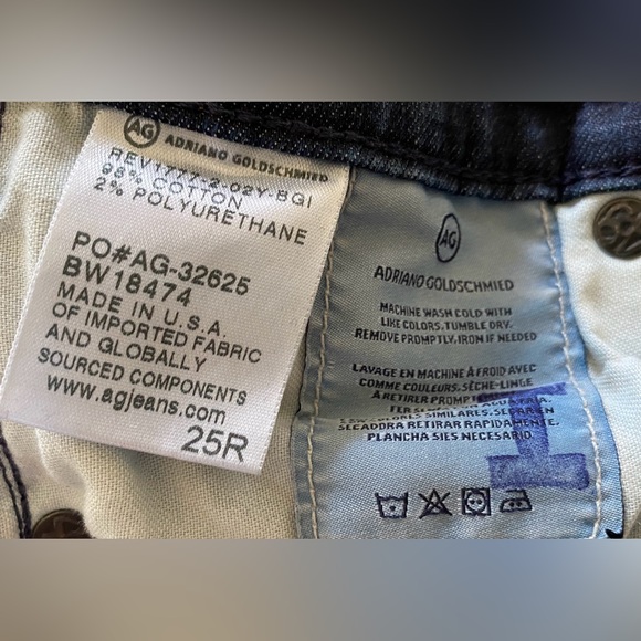 Adriano Goldschmied The Farrah Skinny High Rise Skinny Ankle Size 25R - Picture 4 of 4